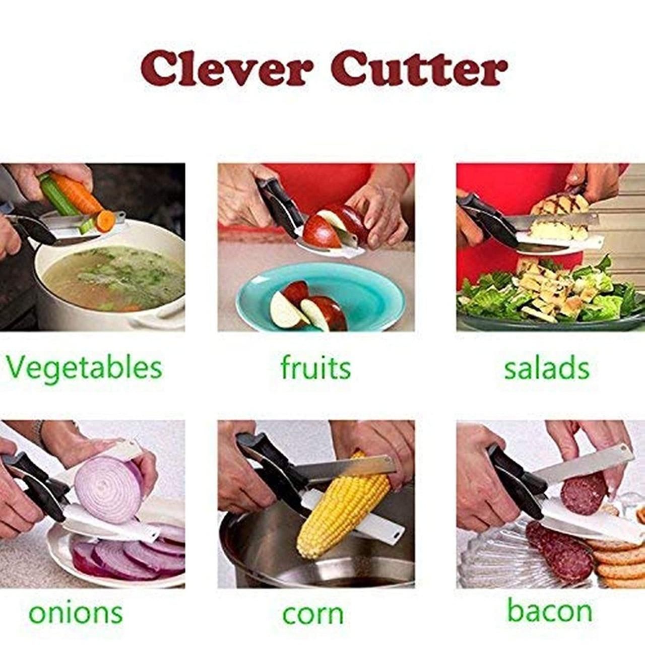 RickChop Clever Cutter – 2-in-1 Kitchen Knife