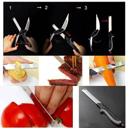 RickChop Clever Cutter – 2-in-1 Kitchen Knife