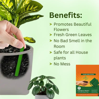 Fertilizer Sticks for Pots Plants ( 25 Sticks )