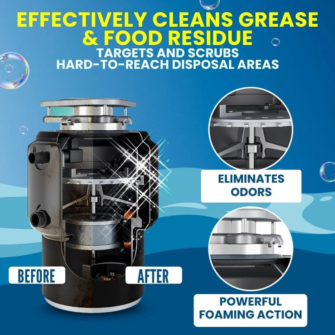 LemonBlast Drain Cleaning Bubble Tablets (24 Pcs)