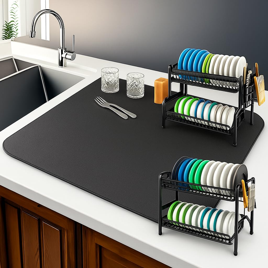 Quick-Dry Kitchen Mat™ (Pack of 2)