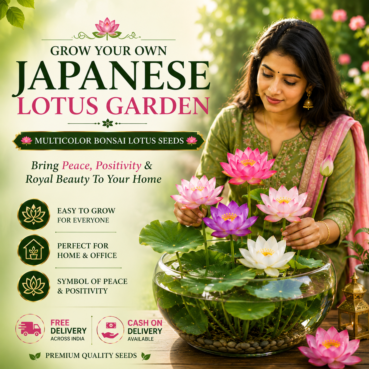 Premium Japanese Zen Lotus Bloom Kit™